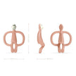 Matchstick Monkey Teether No Tail Dusty Pink