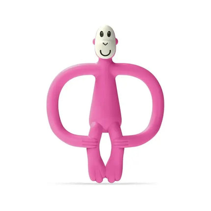 Matchstick Monkey Teether Toy No Tail Pink (3M Plus)
