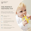 Matchstick Monkey Teether Toy No Tail Yellow (3M Plus)