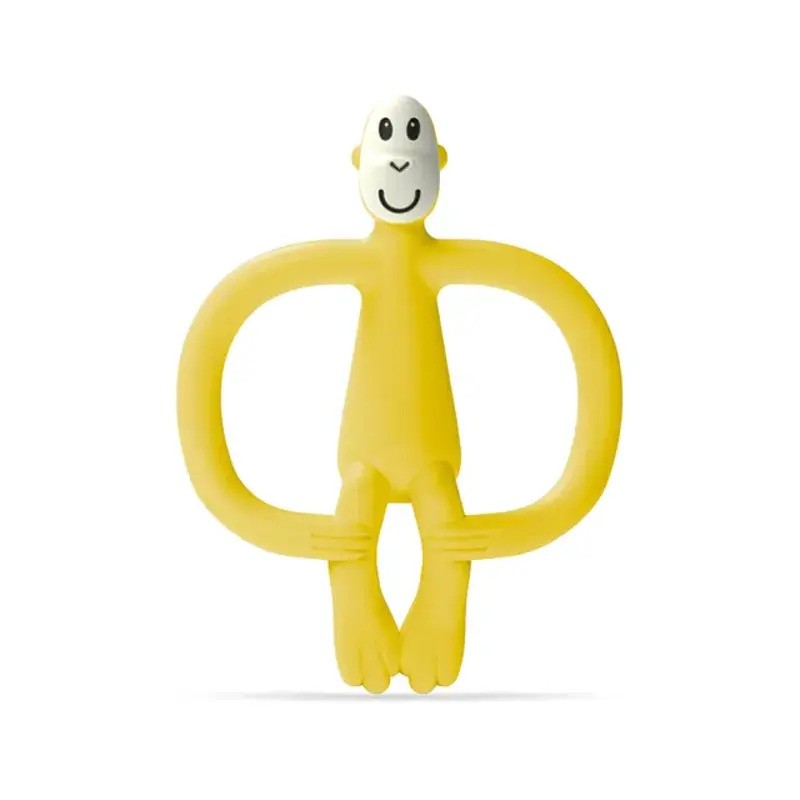 Matchstick Monkey Teether Toy No Tail Yellow (3M Plus)