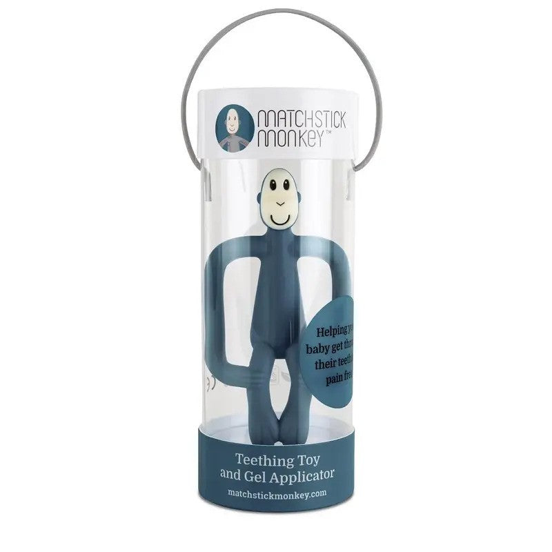 Matchstick Monkey Teething Toy Air Force Blue