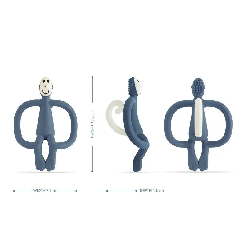 Matchstick Monkey Teething Toy Air Force Blue