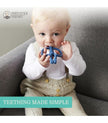 Matchstick Monkey Teething Toy Air Force Blue