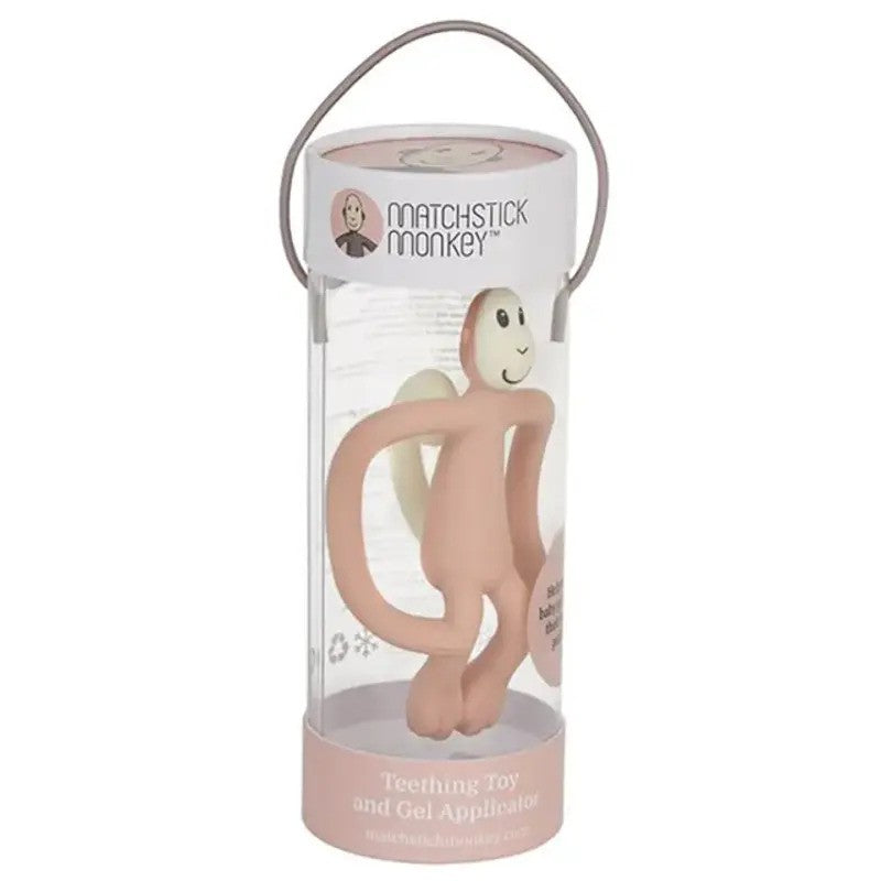 Matchstick Monkey Teething Toy Dusty Pink (3M Plus)