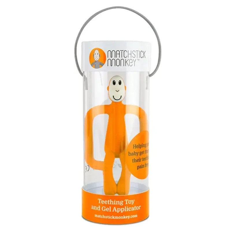 Matchstick Monkey Teething Toy Orange (3M-Plus)