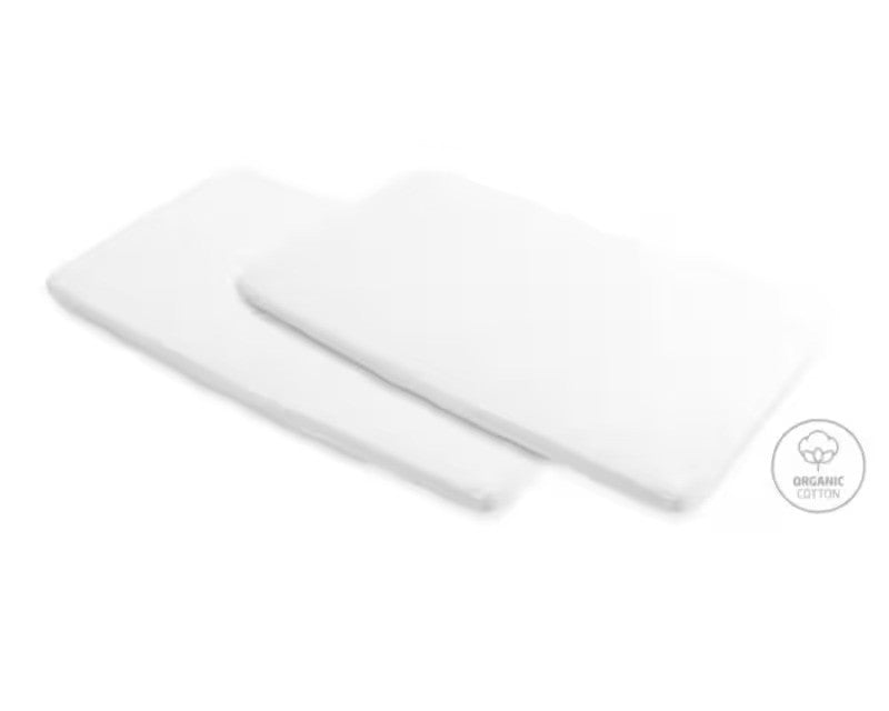 Maxi Cosi Calao Light Travel Cot Bed Sheet 2pcs /Pack White