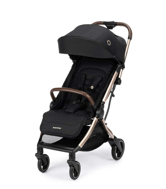 Maxi Cosi EVA-3 Stroller Essential Black Champagne (Birth-4yrs)