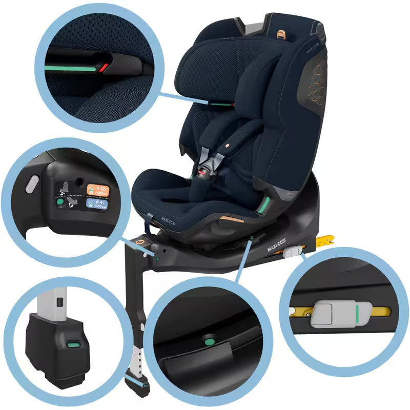 Maxi Cosi Emerald 360 Pro Car Seat Authentic Blue