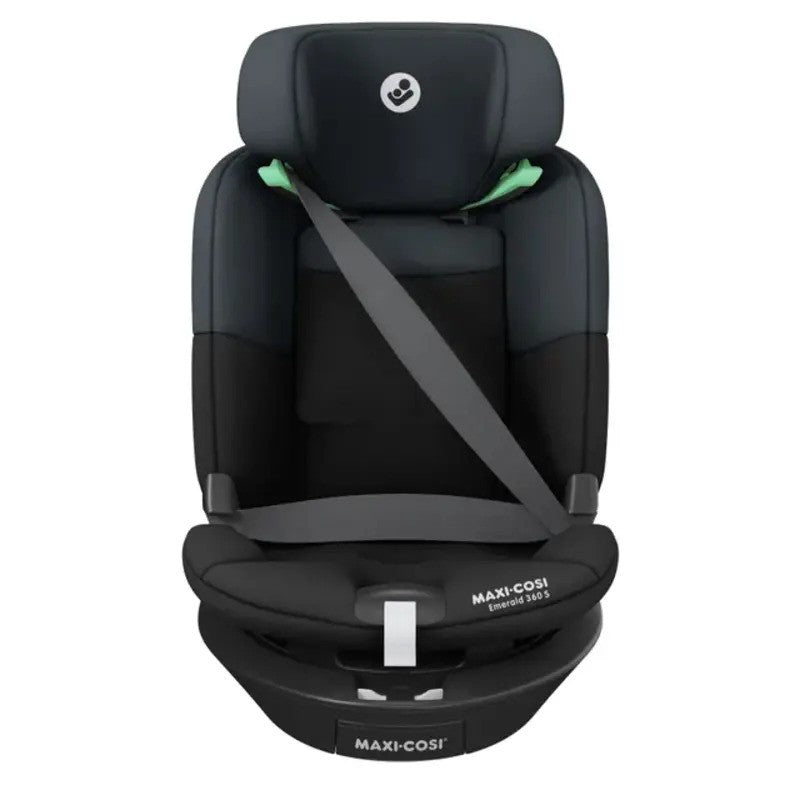 Maxi Cosi Emerald 360S Car Seat & Base Dual Tone Grey Black