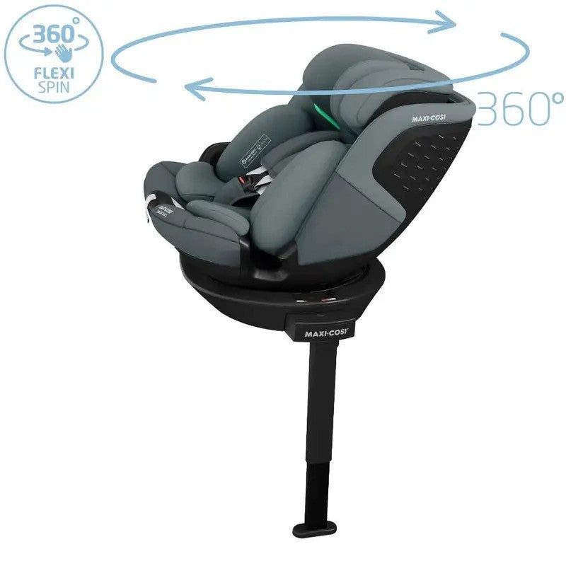 Maxi Cosi Emerald 360S Car Seat & Base Dual Tone Grey Graphite