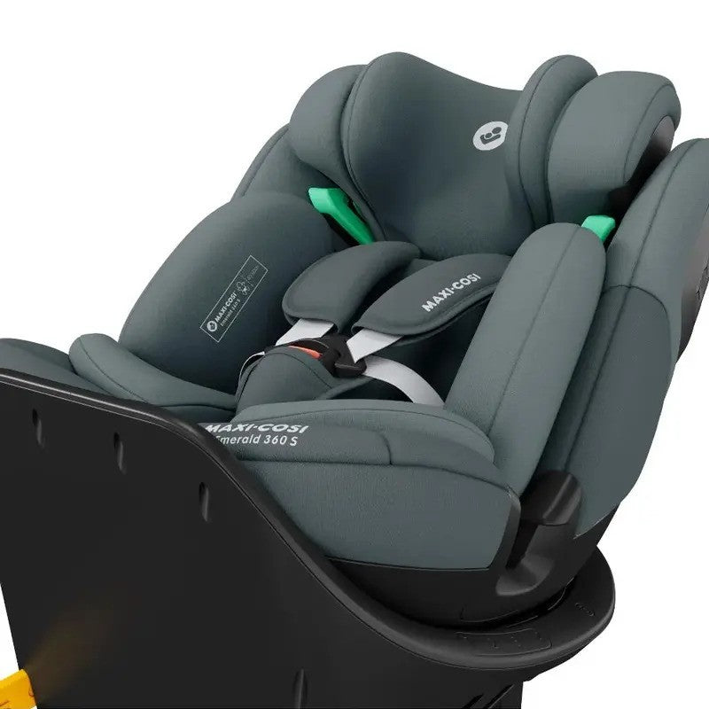Maxi Cosi Emerald 360S Car Seat & Base Dual Tone Grey Graphite