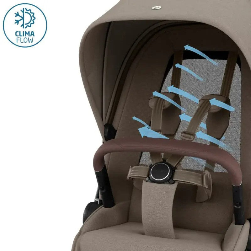 Maxi Cosi Fame Stroller w/Bassinet Twillic Truffle