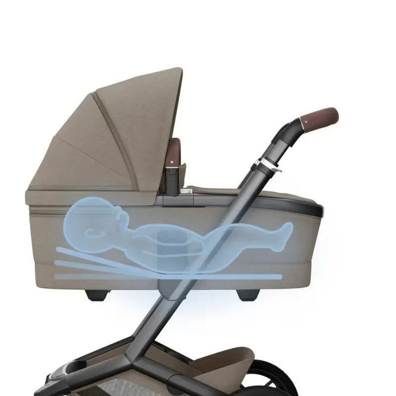 Maxi Cosi Fame Stroller w/Bassinet Twillic Truffle