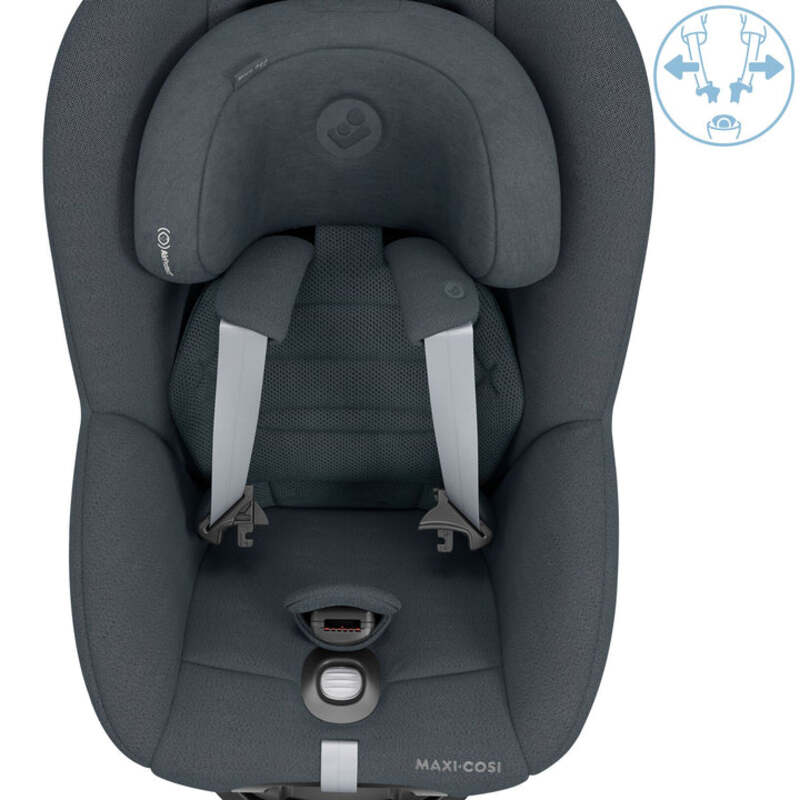 Maxi Cosi MICA 360 PRO I-Size Car Seat & Base Authentic Graphite (Birth-4yrs)