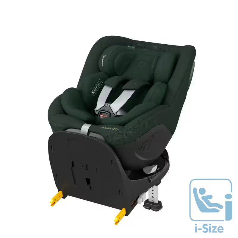 Maxi Cosi MICA 360 PRO I-Size Car Seat & Base Authentic Green (Birth-4yrs)