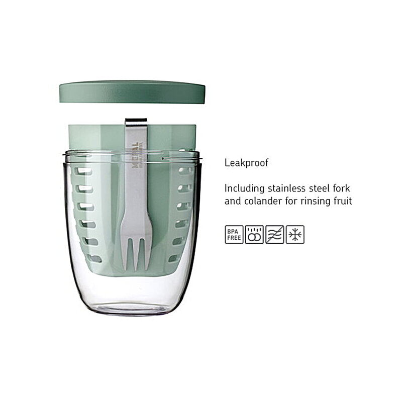 Mepal Fruit & Veggie Pot 600ML Nordic Denim