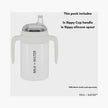 Milk + Water Sippy Cup Handles (6m-Plus) Spout Cool Grey