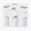 Milk + Water Sippy Cup Handles (6m-Plus) Spout Cool Grey