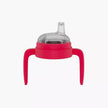 Milk + Water Sippy Cup Handles (6m-Plus) Spout Pinky Red