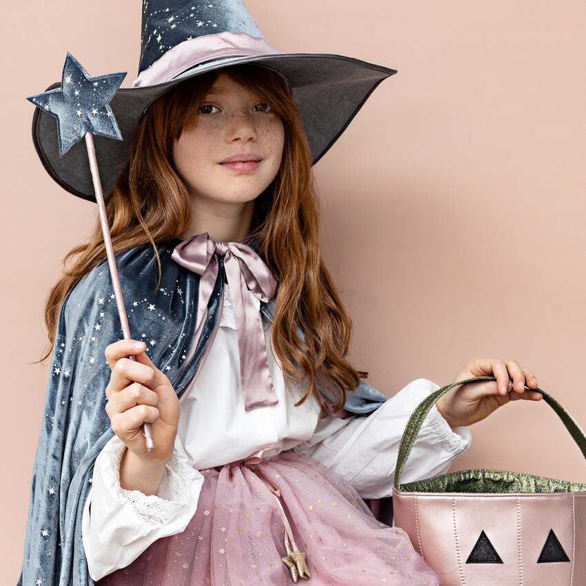 Mimi & Lula Beatrix Bow Witches Hat Grey (Age:3Yrs - Plus)