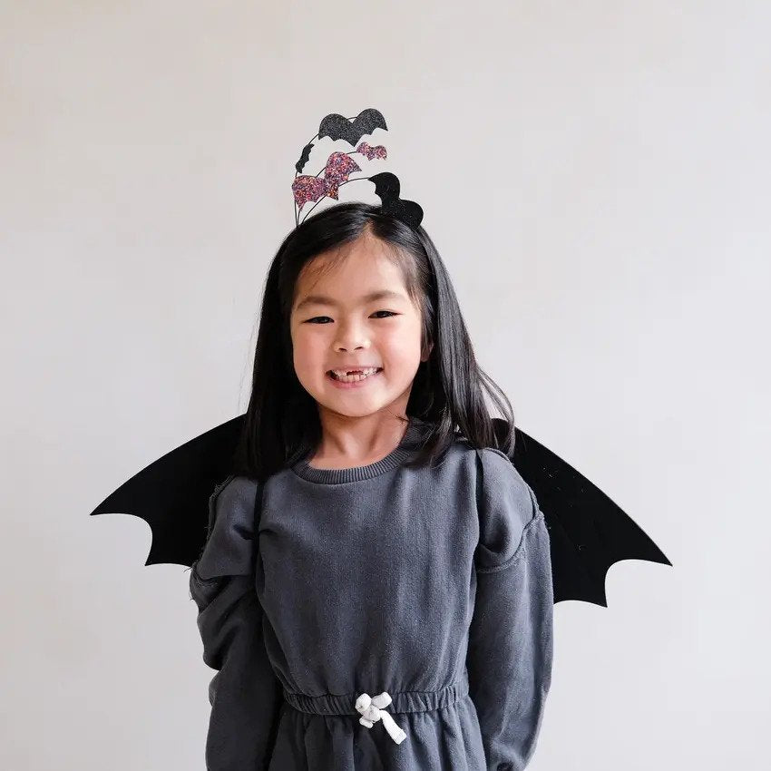 Mimi & Lula Bat Headdress BLACK (Age:3Yrs - Plus)