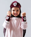 Mimi & Lula Enchanted Velvet Superhero Set Burgundy (Age:3Yrs - Plus)