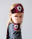 Mimi & Lula Enchanted Velvet Superhero Set Burgundy (Age:3Yrs - Plus)