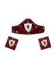 Mimi & Lula Enchanted Velvet Superhero Set Burgundy (Age:3Yrs - Plus)