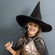 Mimi & Lula Lux Large Witches Hat Black (Age:3Yrs - Plus)