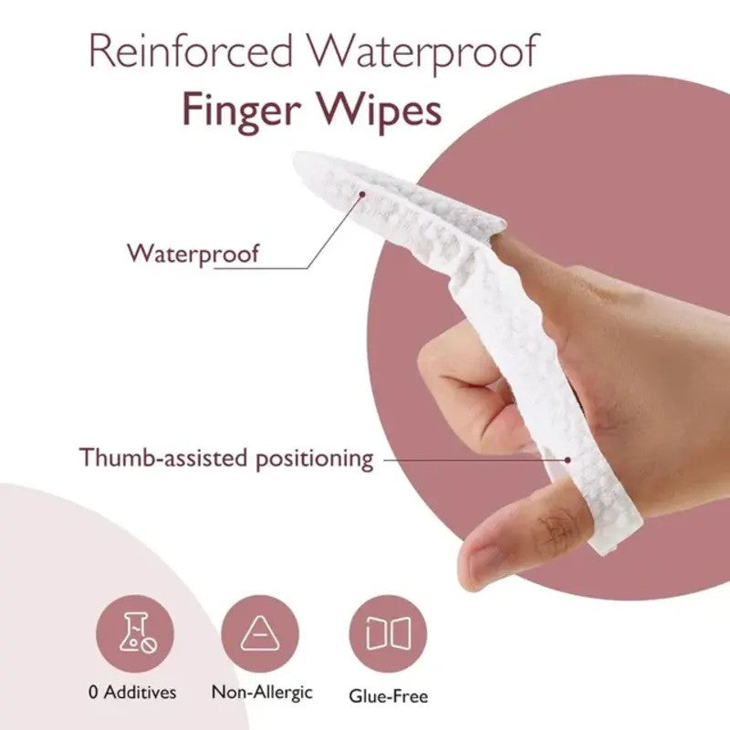 Momcozy Finger Cover Shields 2-in-1 White (30pcs)