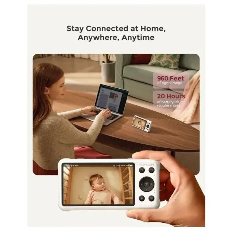 Momcozy BM04 5-Inch Dual-Mode Smart Baby Monitor