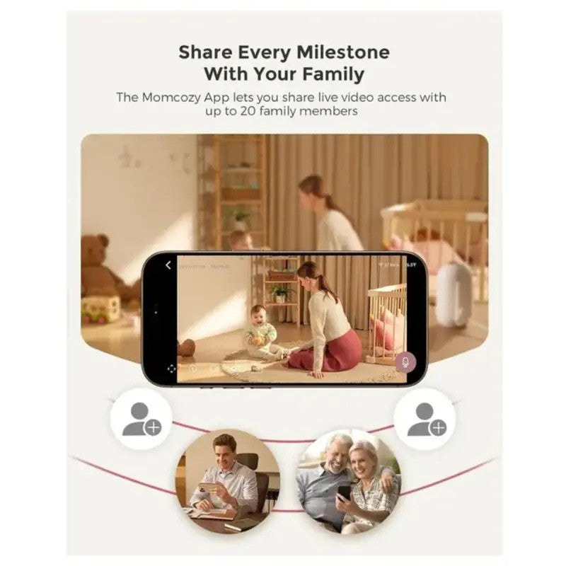 Momcozy BM04 5-Inch Dual-Mode Smart Baby Monitor