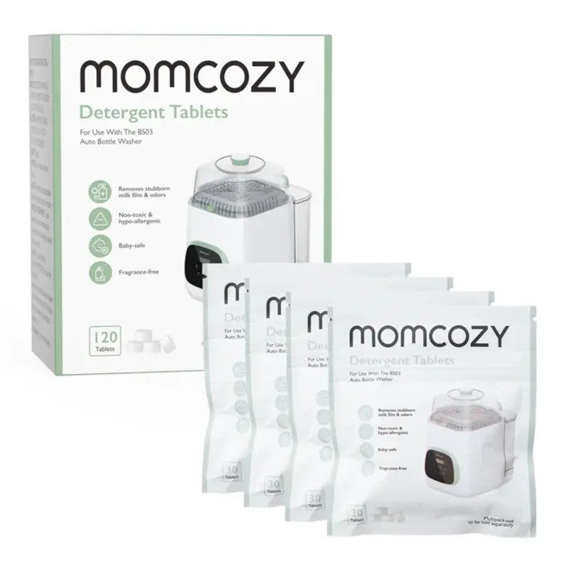 Momcozy BS03 Klean Pal Pro Baby Bottle Washer & Sterilizer Detergent Tablets 120pcs