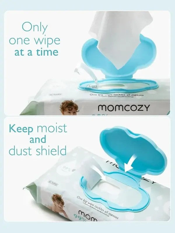 Momcozy Baby Wipes 99PCT Purified Water (60pcs)
