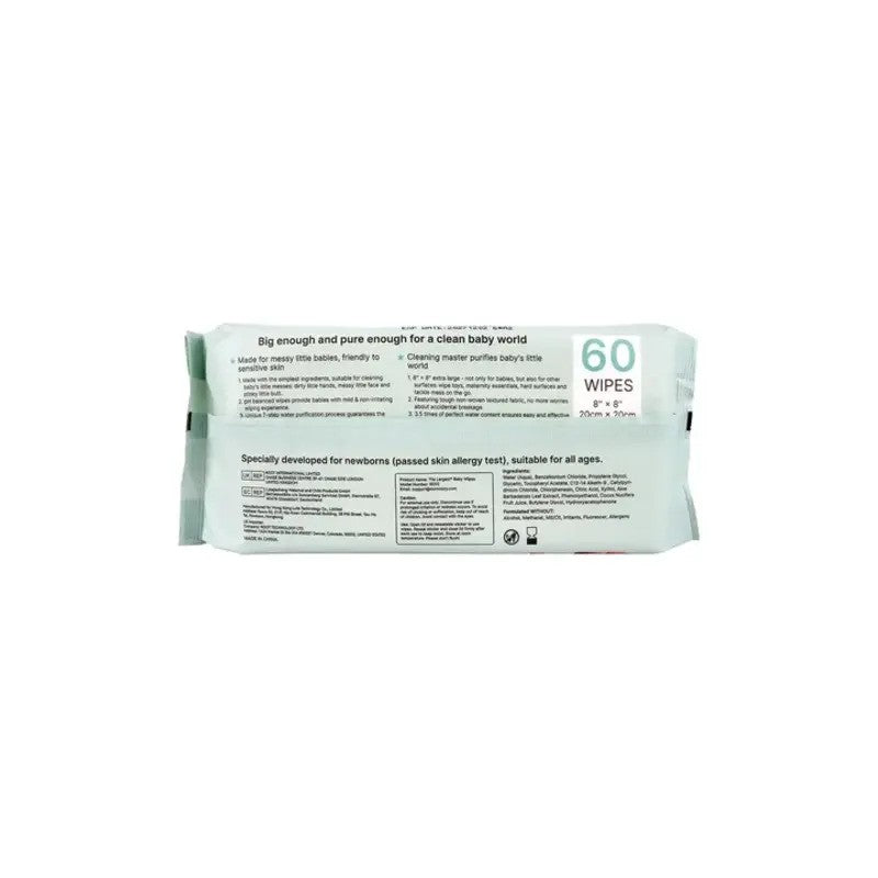Momcozy Baby Wipes 99PCT Purified Water (60pcs)