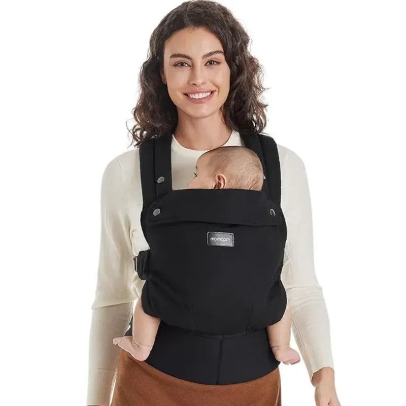 Momcozy Baby Wrap Carrier Slings Black (Newborn - Toddler)