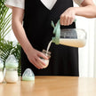 Momcozy Breast Milk Glass Storage Container 32oz Green