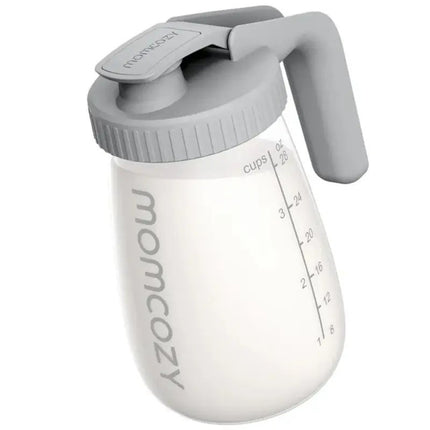 Momcozy Breast Milk Glass Storage Container 32oz Grey