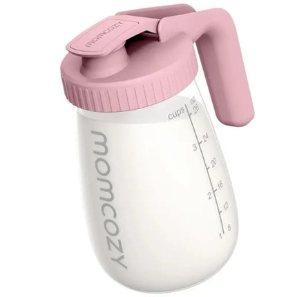 Momcozy Breast Milk Glass Storage Container 32oz Pink