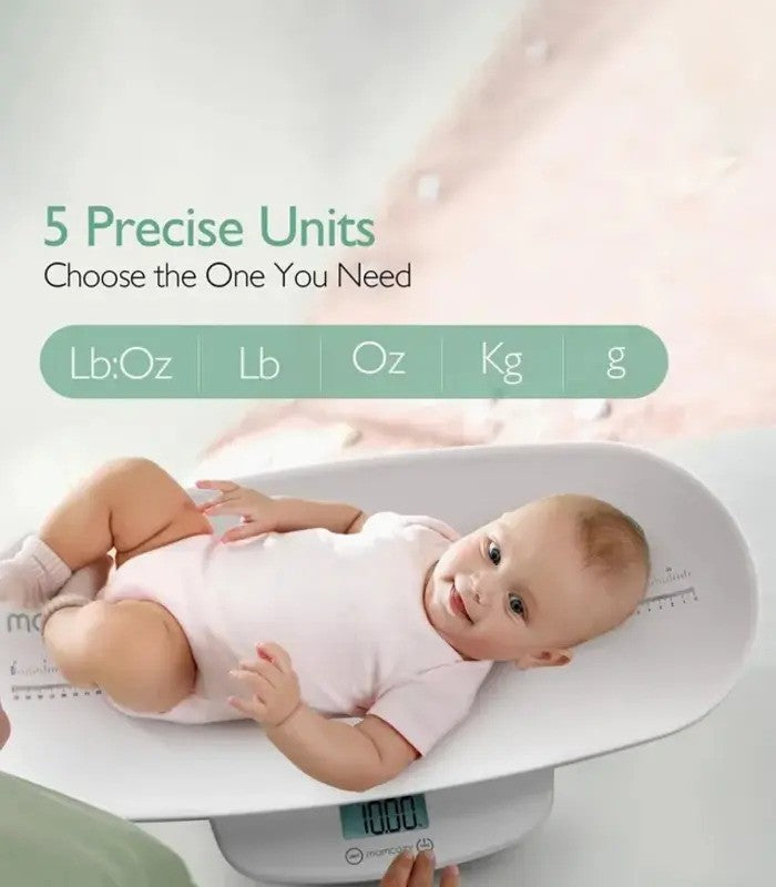 Momcozy Digital Baby Scale (0.1LB-330LB) White