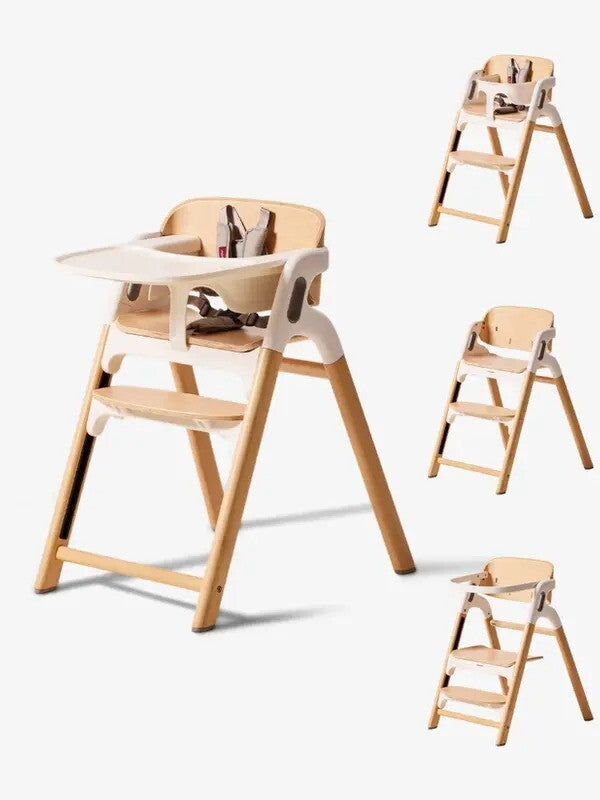 Momcozy DinerPal Wooden High Chair for Babies (6M - Plus)