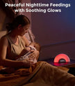Momcozy DreamSync Tech Smart Baby Sound Machine Rainbow Light & App Control