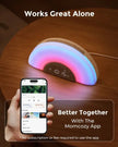 Momcozy DreamSync Tech Smart Baby Sound Machine Rainbow Light & App Control