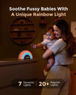 Momcozy DreamSync Tech Smart Baby Sound Machine Rainbow Light & App Control