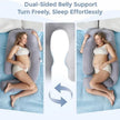 Momcozy Dreamline U Pro Pregnancy Pillow Grey
