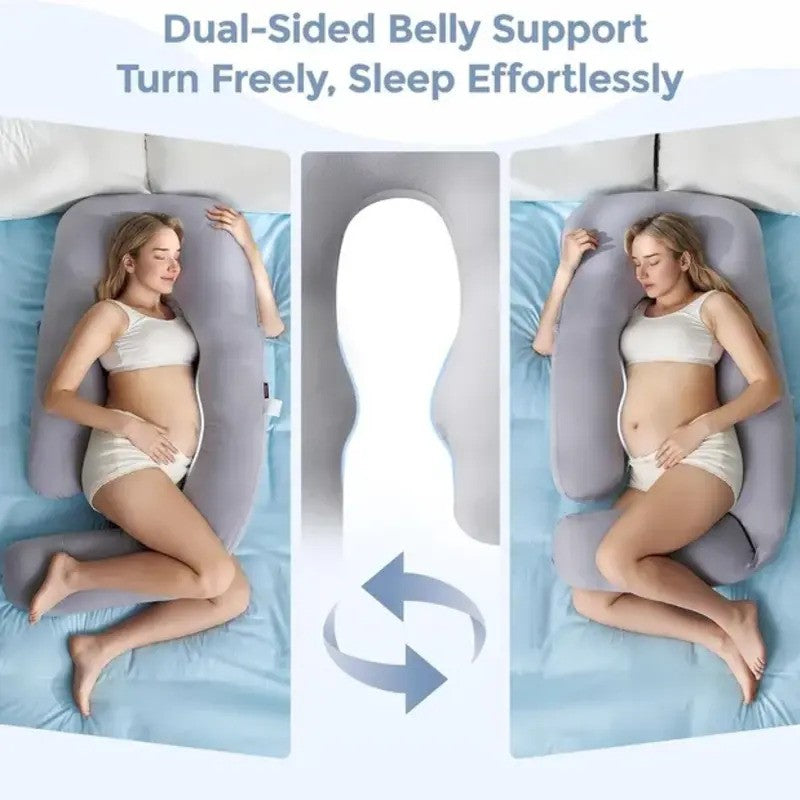 Momcozy Dreamline U Pro Pregnancy Pillow Grey