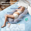 Momcozy Dreamline U Pro Pregnancy Pillow Grey
