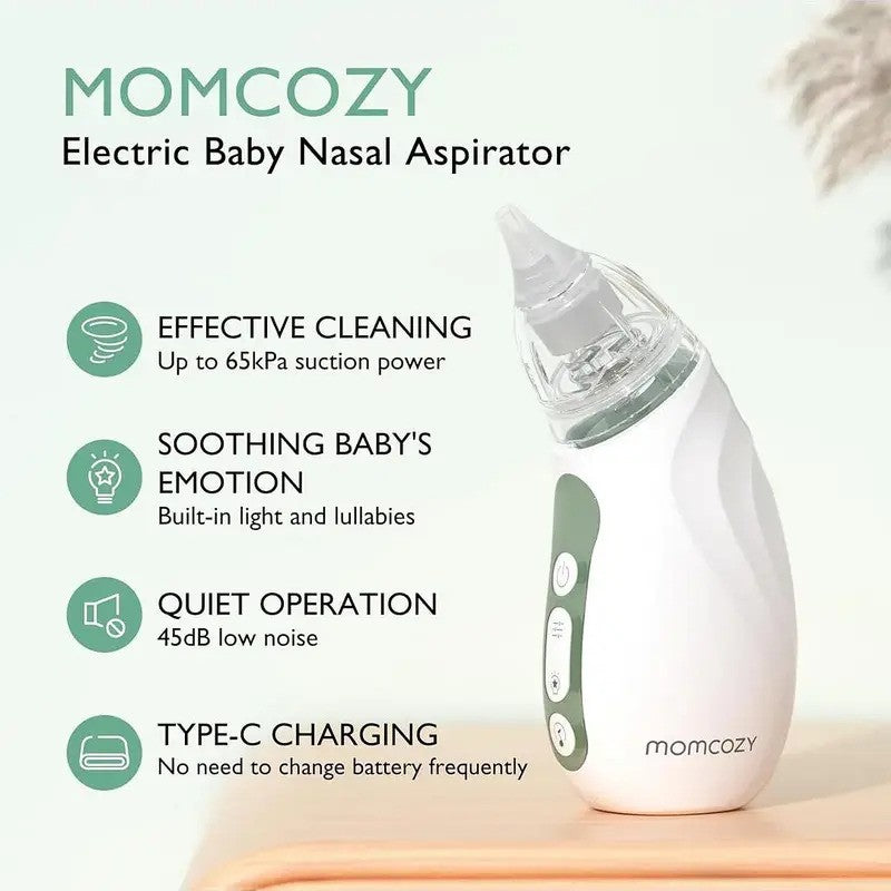 Momcozy Electric Baby Nasal Aspirator Green