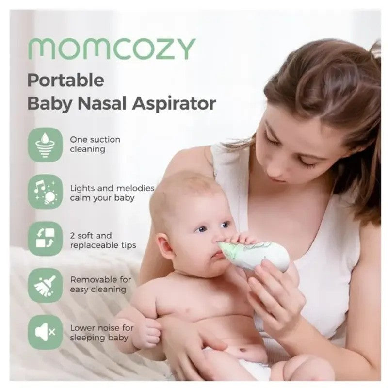 Momcozy Electric Baby Nasal Aspirator Green