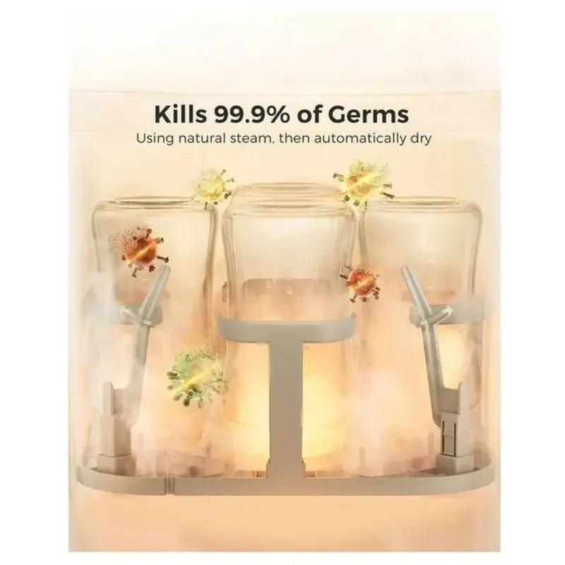 Momcozy BS03 Kleanpal Pro Baby Bottle Washer & Sterilizer White